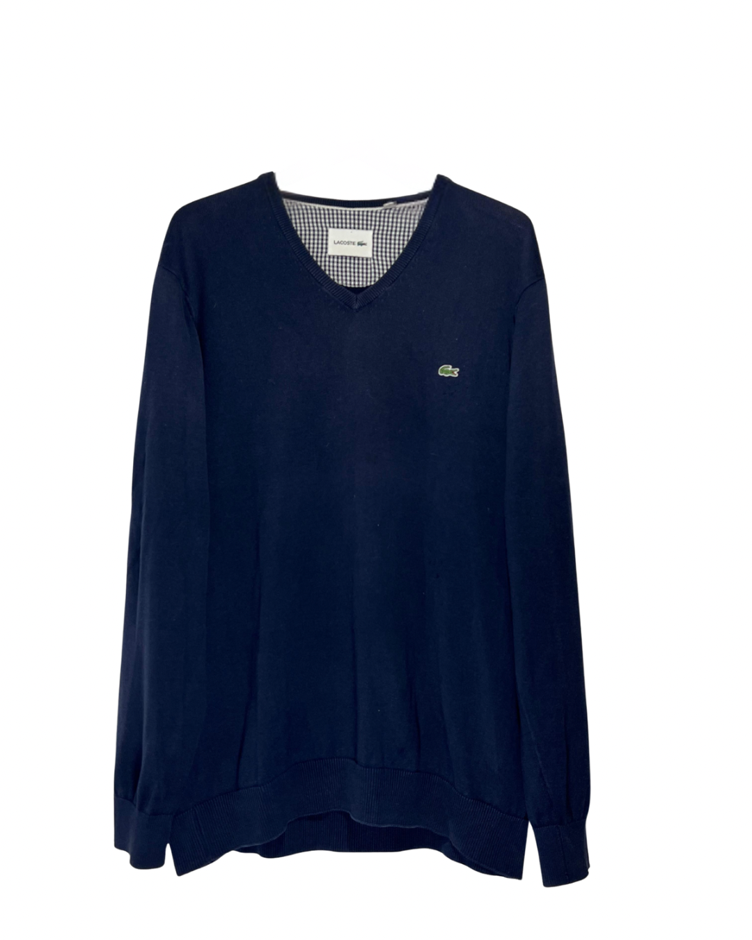 Jersey Lacoste Vintage Azul Marino Fino - Talla M