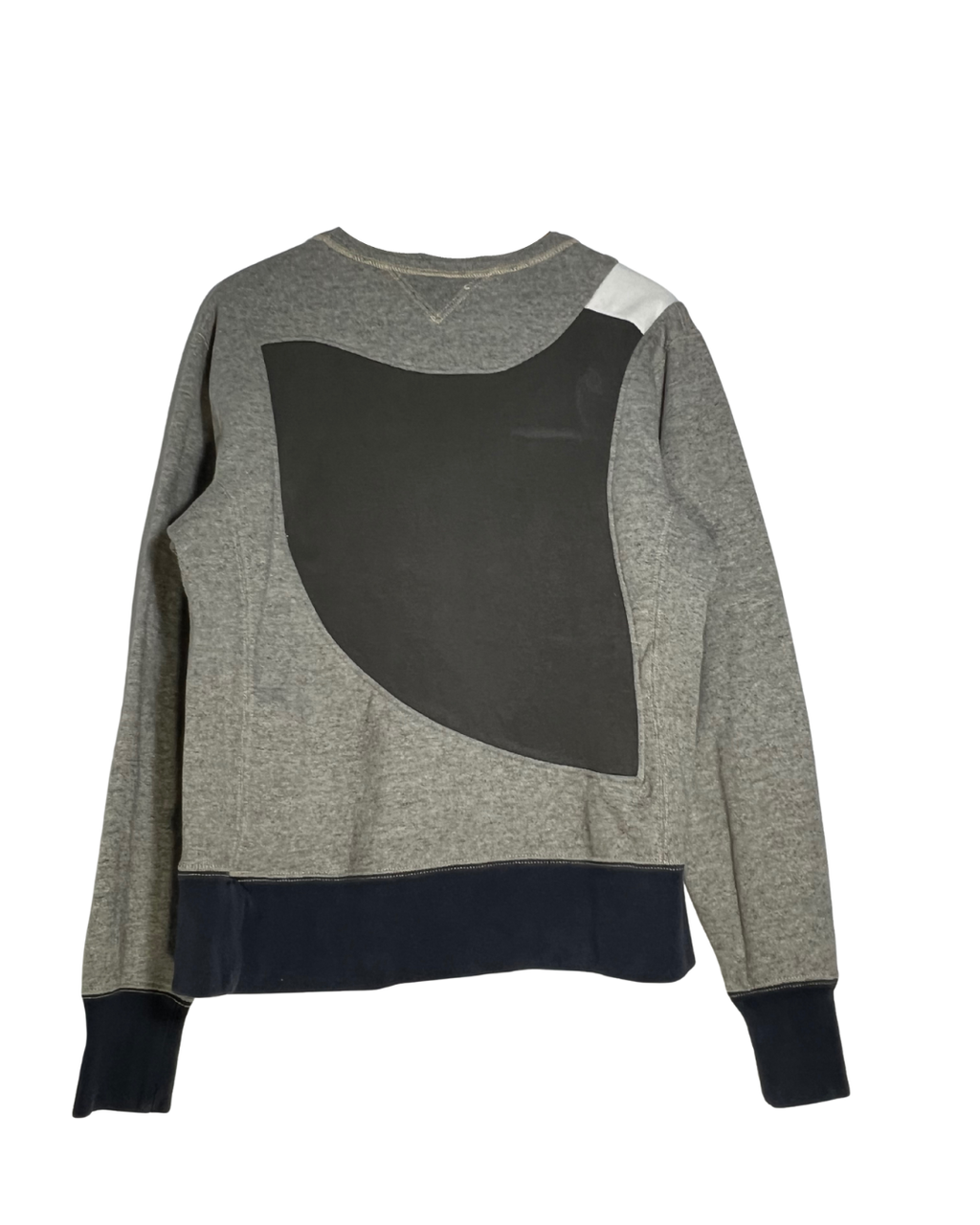 Sudadera Nike Vintage Gris Claro y Oscuro Sin Capucha - Talla S