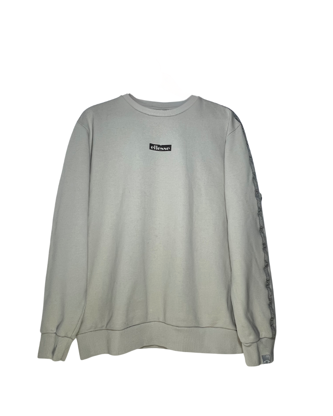 Sudadera Ellesse Vintage Gris Sin Capucha - Talla L