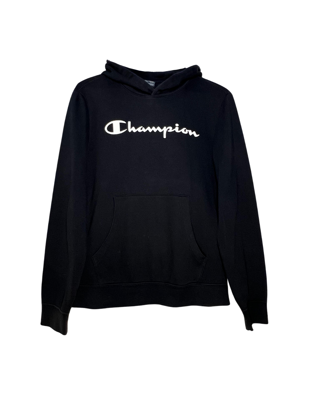 Sudadera Champion Vintage Negra con Capucha - Talla S