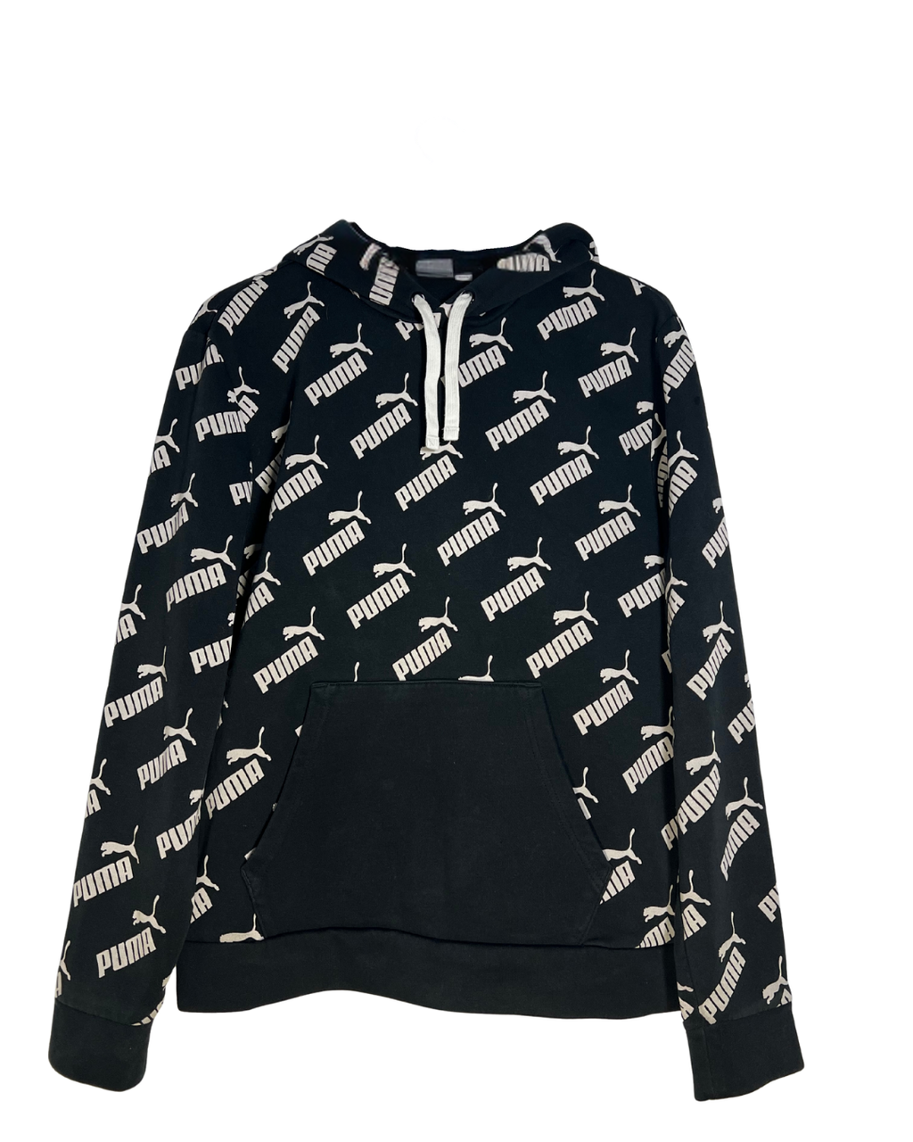 Sudadera Puma Vintage Negra con Capucha - Talla M