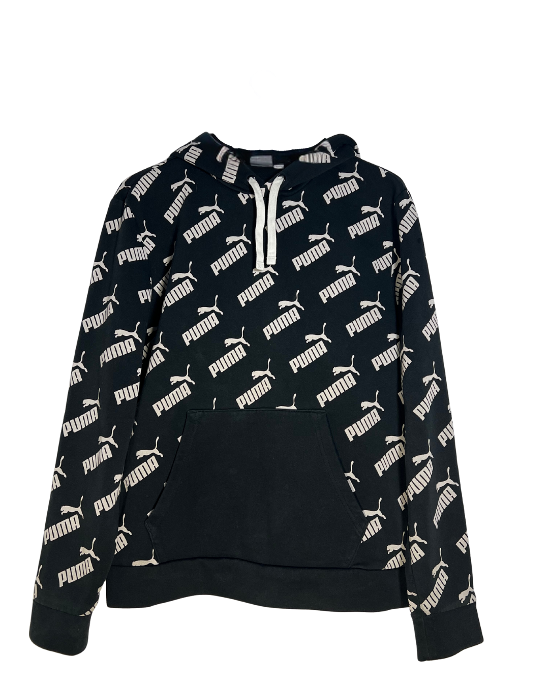Sudadera Puma Vintage Negra con Capucha - Talla M