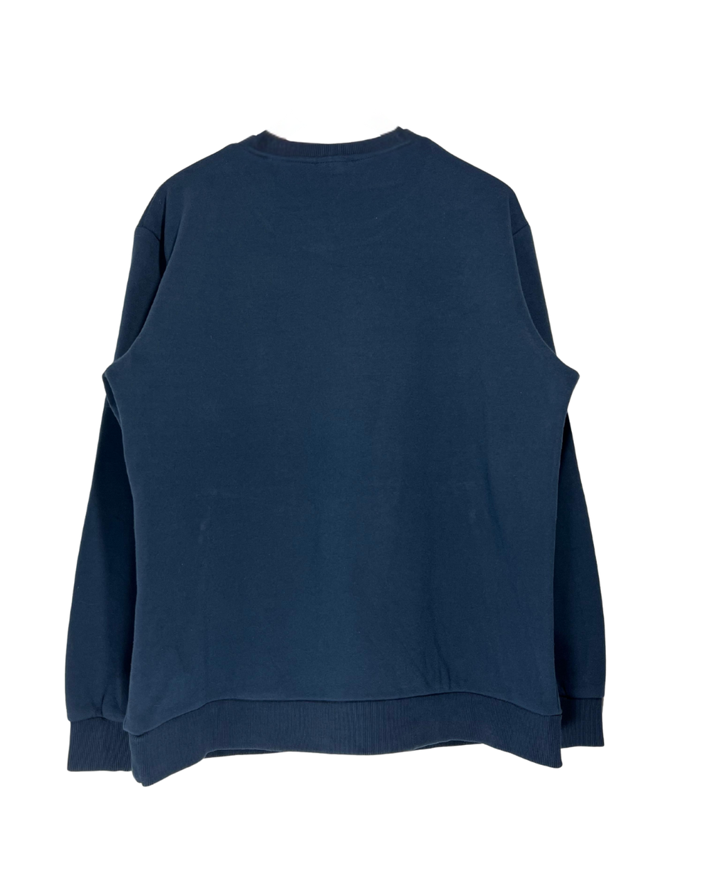 Sudadera Ellesse Vintage Azul Marino Sin Capucha - Talla L