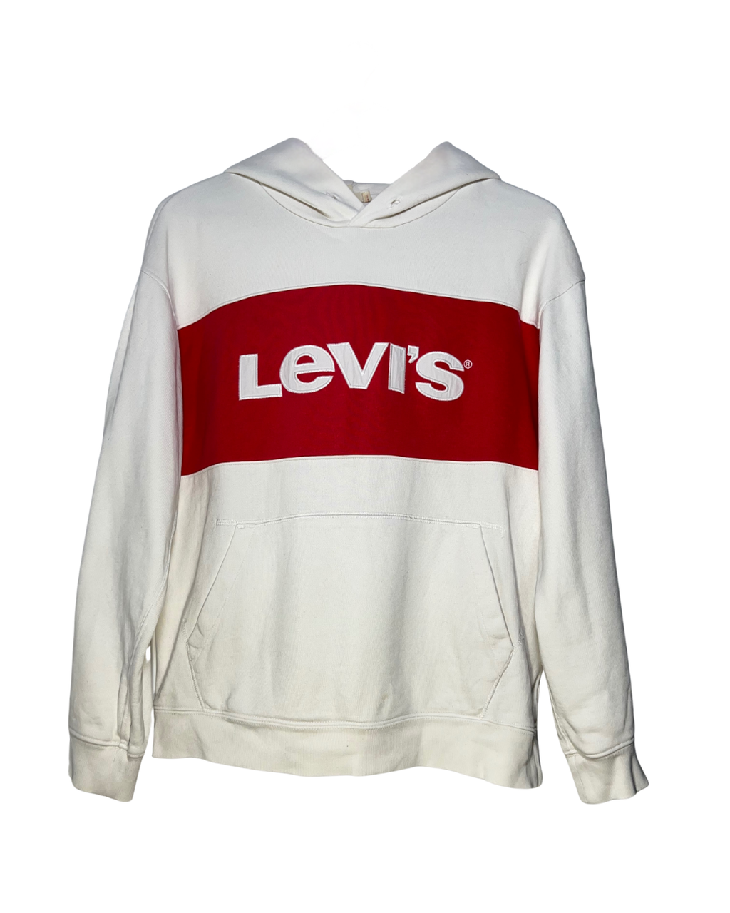 Sudadera Levi's Vintage Blanca con Capucha - Talla S
