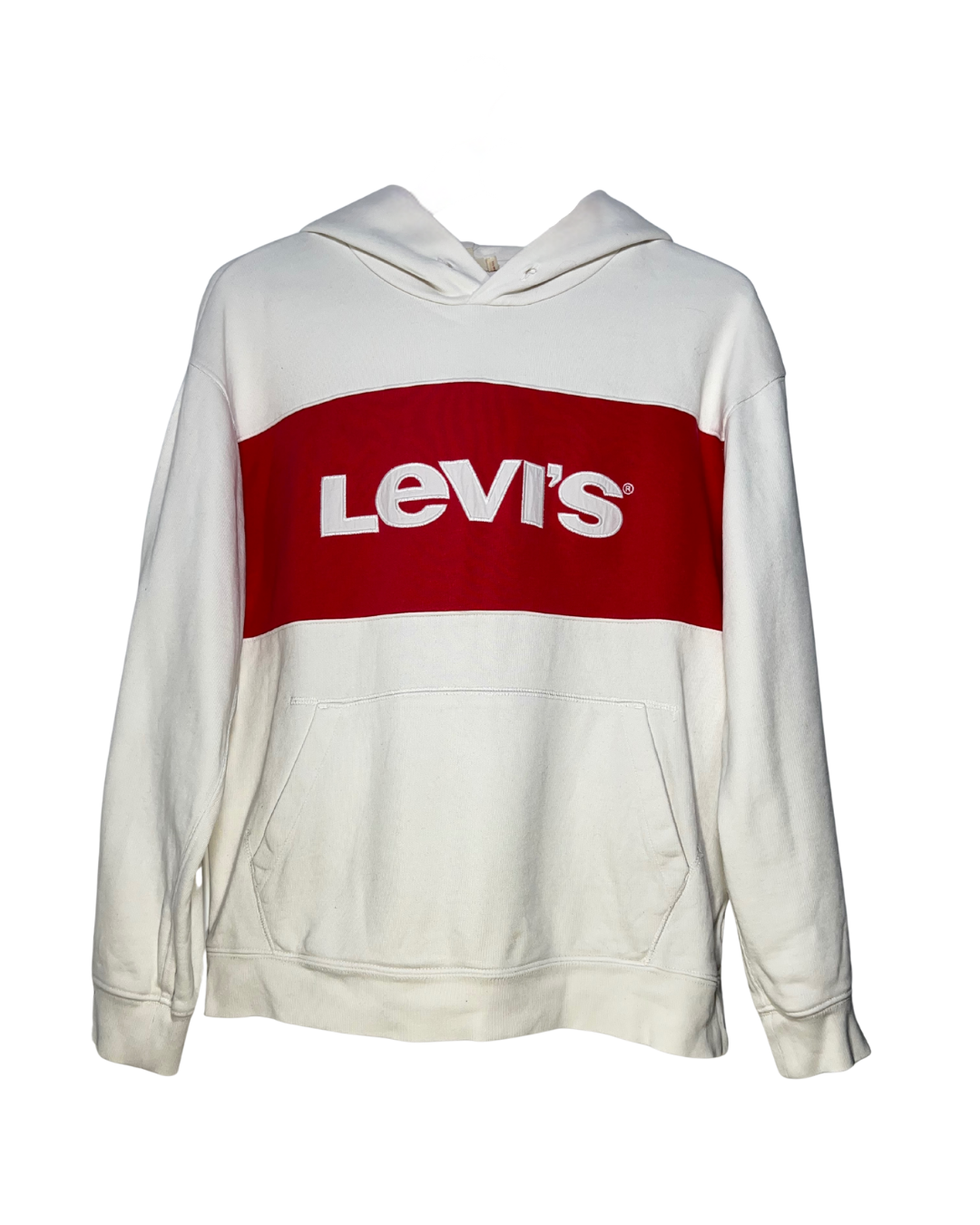 Sudadera Levi's Vintage Blanca con Capucha - Talla S