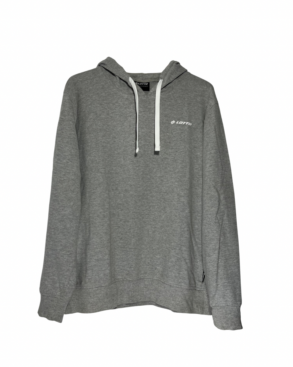 Sudadera Lotto Vintage Gris con Capucha - Talla L