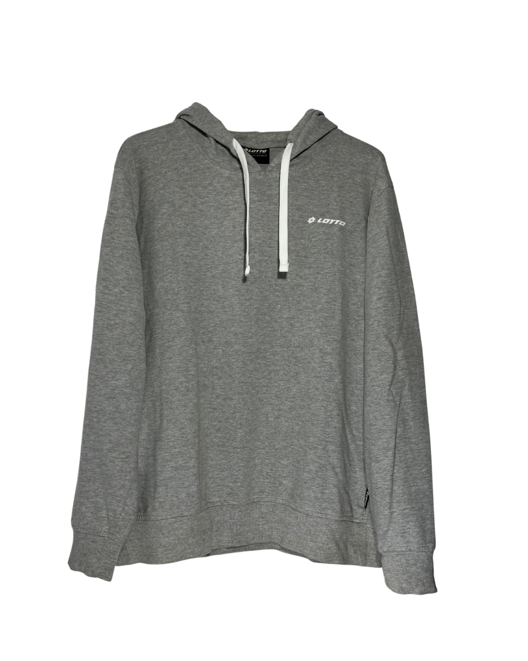 Sudadera Lotto Vintage Gris con Capucha - Talla L