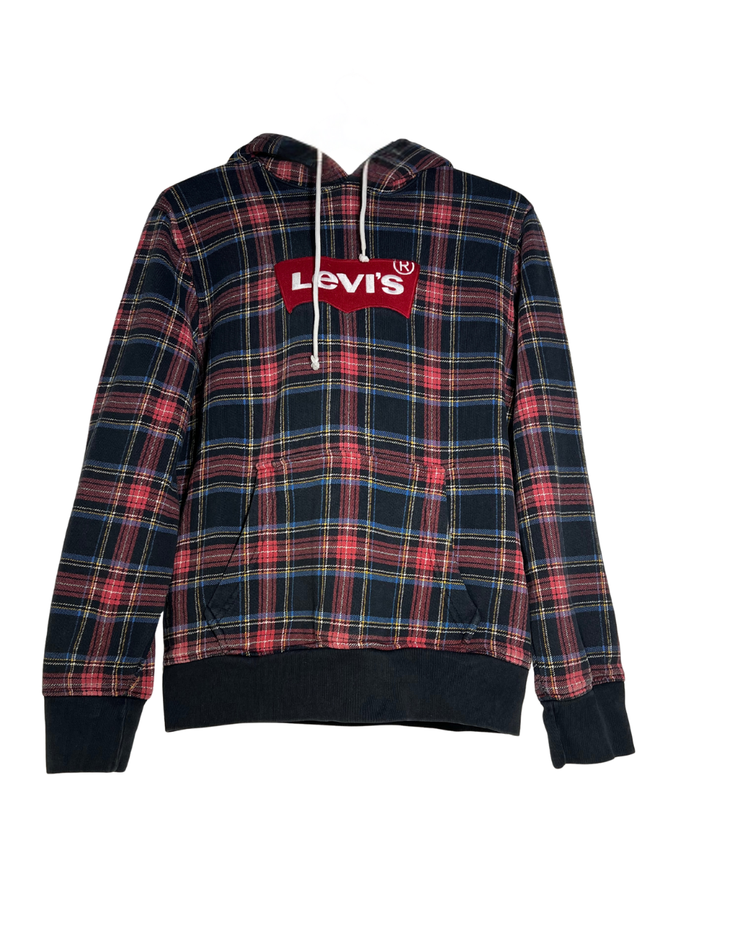 Sudadera Levi's Vintage Estampado Cuadros con Capucha - Talla S