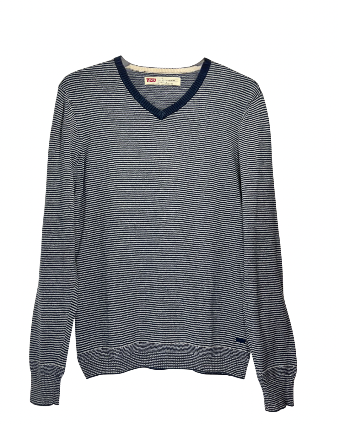 Jersey Levi's Vintage Gris a Rayas Sin Capucha - Talla S