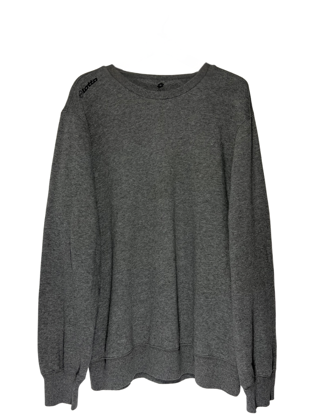 Sudadera Lotto Vintage Gris Sin Capucha - Talla XXL