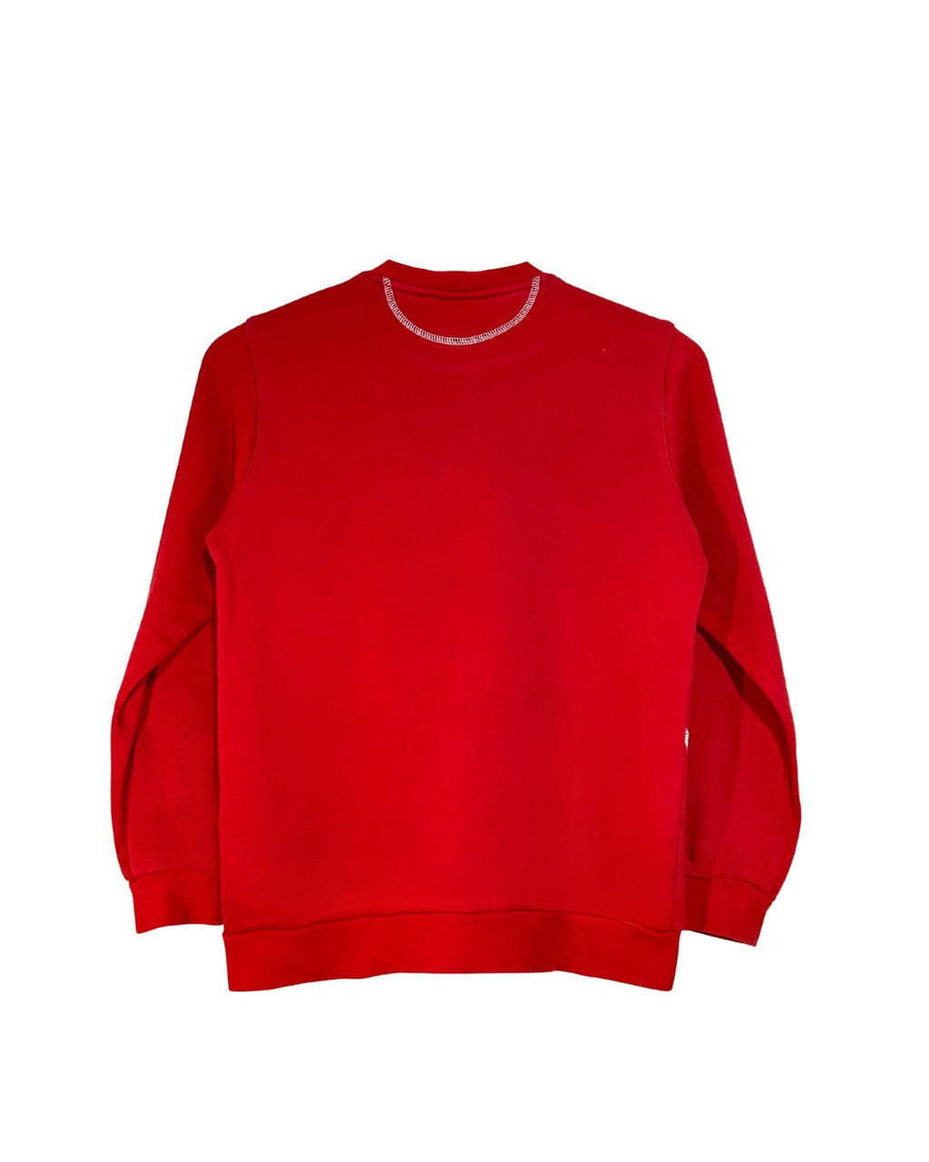 Sudadera Adidas Vintage Roja Sin Capucha - Talla S